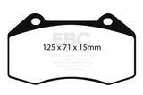 EBC 07-08 Chevrolet Cobalt 2.0 Supercharged (SS) Yellowstuff Front Brake Pads