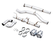 Load image into Gallery viewer, AWE Subaru BRZ/ Toyota GR86/ Toyota 86 Track Edition Cat-Back Exhaust- Chrome Silver Tips