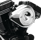 S&S Cycle 2017+ M8 Models Stealth Air Cleaner Kit w/ Chrome Teardrop Cover