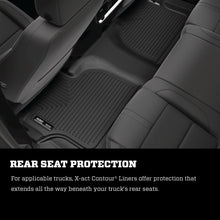 Load image into Gallery viewer, Husky Liners 07-12 GM Silverado/Tahoe/Suburban/Escalade X-Act Contour Black Floor Liners (2nd Seat)