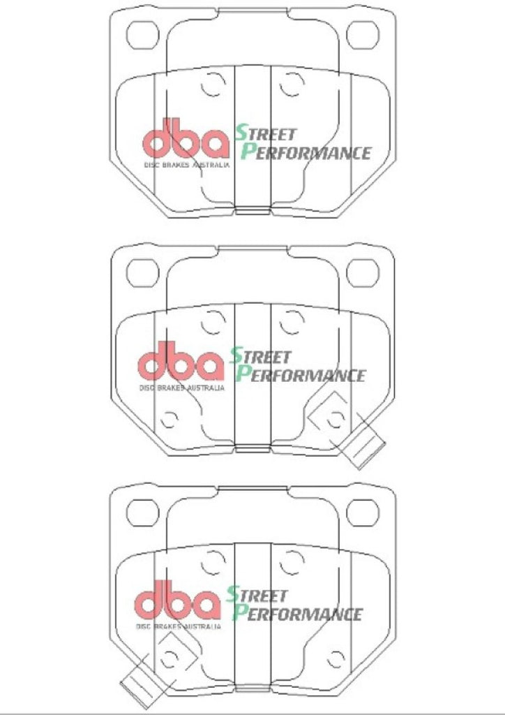 DBA 06-07 Subaru WRX SP500 Rear Brake Pads