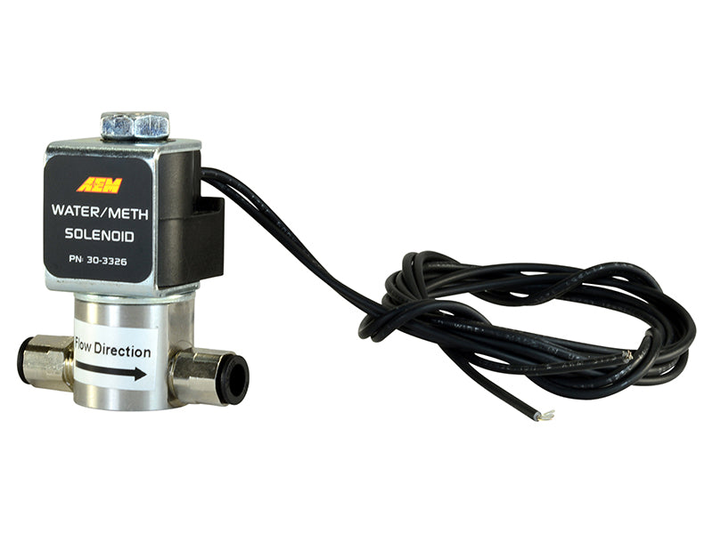 AEM Water Methanol Injection System - High-Flow Low-Current WMI Solenoid 200PSI 1/8in-27NPT