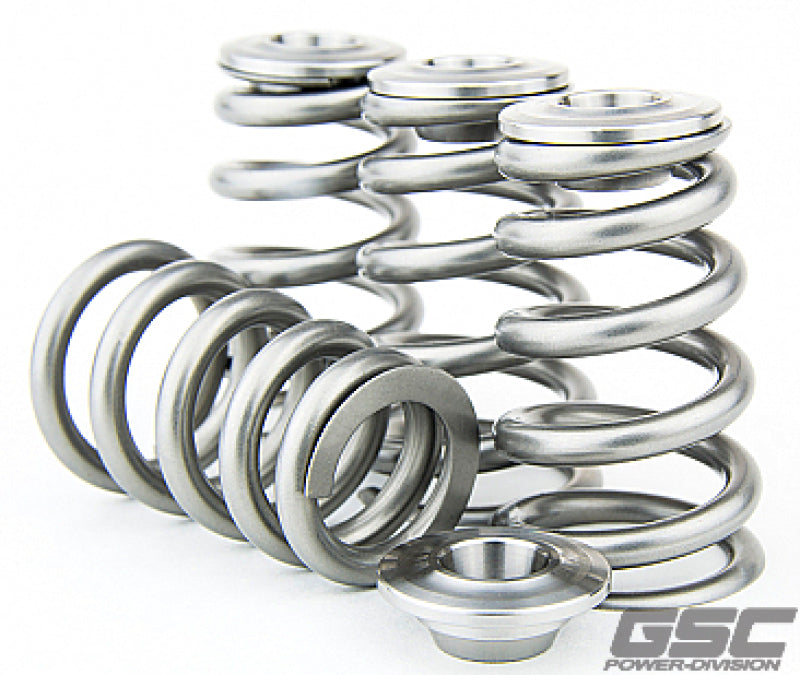 GSC P-D Nissan TB48 Ti Retainer Steel Spring Seat HP Conical Valve Spring Kit