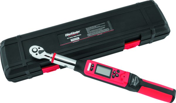BikeMaster 3/8in Drive Digital Torque Wrench with Memory