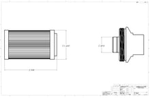 Load image into Gallery viewer, Aeromotive In-Line Filter 10AN 10 Micron Microglass Element Bright-Dip Black 2in OD