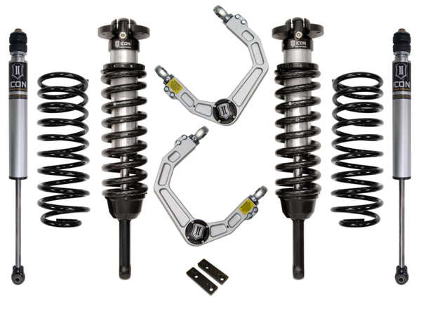 ICON 03-09 Toyota 4Runner/FJ Stage 2 Suspension System with Billet Upper Control Arms (0-3.5in)