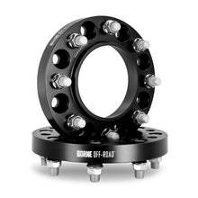 Load image into Gallery viewer, Borne Off-Road Wheel Spacers 8X165.1 121.3 45 M14 Blk