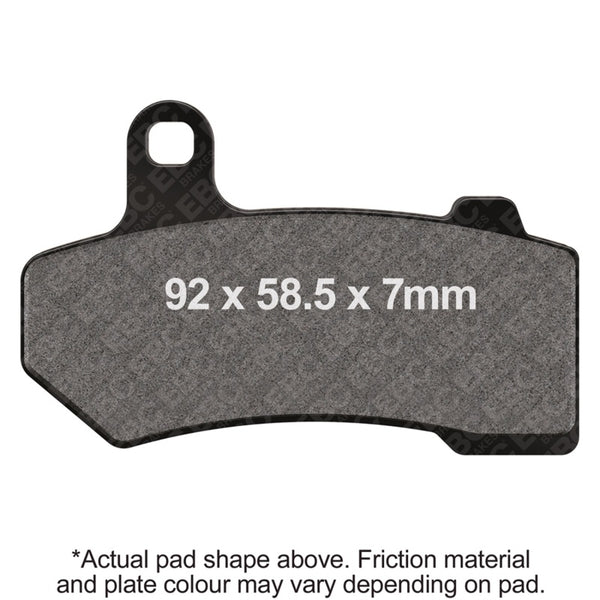 EBC 15-23 Harley-Davidson FLHR Road King Front Left/Right FA-SFA-X Brake Pads