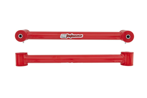 UMI Performance 82-02 GM F-Body Tubular Non-Adjustable Lower Control Arms - Red