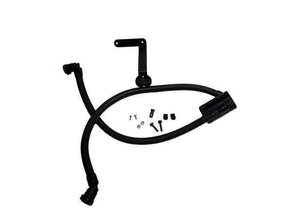 J&L Ford F-150 2.7L/3.5L/5.0L Passenger Side Oil Separator 3.0 - Black Anodized (2011-2025)