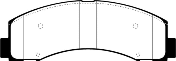 EBC Greenstuff Front Brake Pads for 2018+ Ford F-150 2.7L Twin Turbo (2WD)