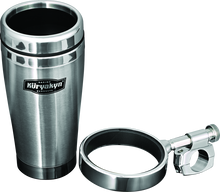 Load image into Gallery viewer, Kuryakyn Drink Holder With Stainless Steel Mug 1in Bar Clamp Chrome