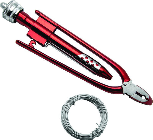 BikeMaster 6-1/2in Safety Wire Pliers w/ Wire
