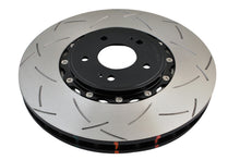 Load image into Gallery viewer, DBA 08+ EVO X Front Slotted 5000 Series 2 Piece Rotor Assembled w/ Black Hat