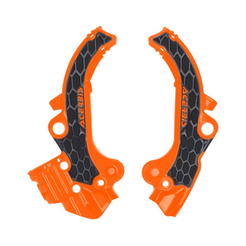 Acerbis 2024 KTM SX65 X-Grip Frame Guard - Orange/Black