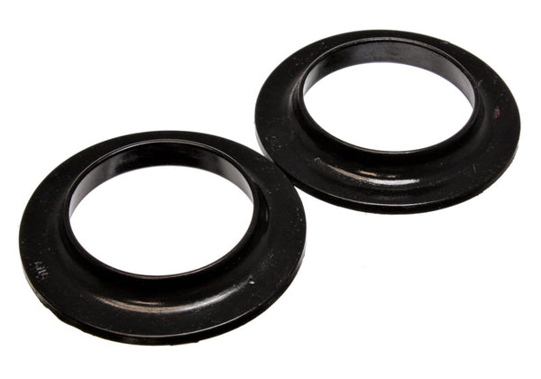 Energy Suspension Universal Black Coil Spring Isolators - 3-3/4in ID, 5-13/16in OD, 7/8in H (Set of 2)