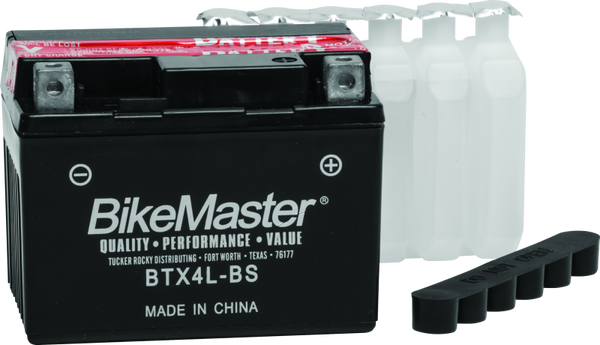BikeMaster BTX4L-BS Sealed Motorcycle Battery