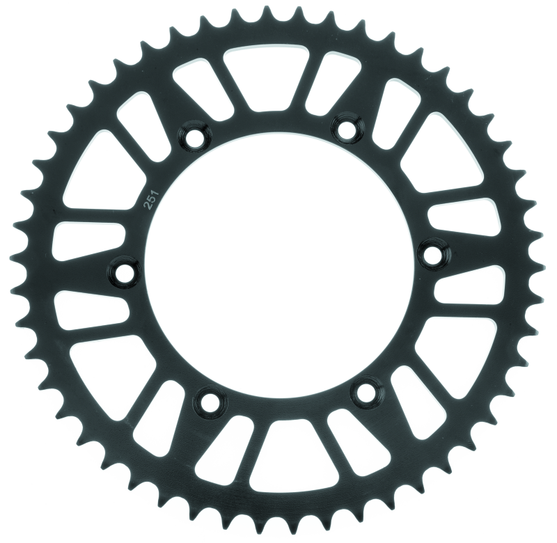 BikeMaster Yamaha Rear Steel Sprocket 520 48T - Black