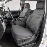 Covercraft 14-15 Nissan Xterra Polycotton SeatSaver Custom Front Row Seat Covers - Grey