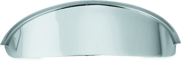 Bikers Choice 5-3/4in Chrome Headlight Visor  Universal Custom Fit