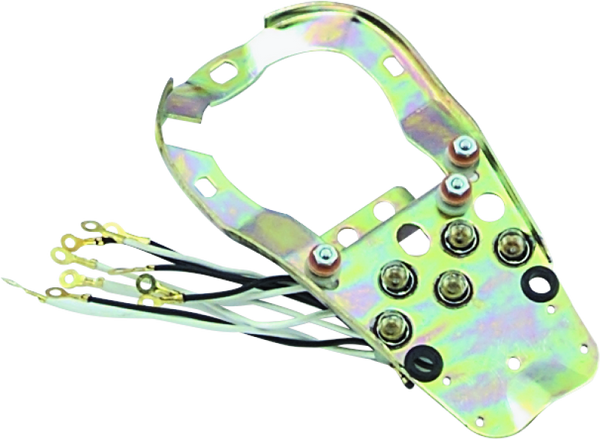 Bikers Choice Five-Light Dash Base Plate  1968-84 FL, 1971-72 FX, 1980-86 FXWG, 1984-95 Softail