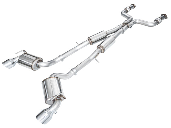 AWE Touring Edition Catback Exhaust System for 2023 Nissan Z (RZ34) RWD - Chrome Silver Tips