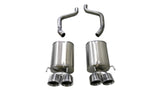 Corsa 2009-2013 Chevrolet Corvette (C6) 6.2L Polished Sport Axle-Back Exhaust w/4.5in Tips