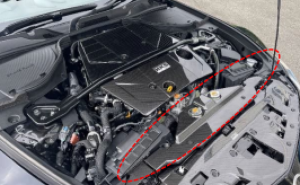 HKS Dry Carbon Radiator Cover for 2023 Nissan Z