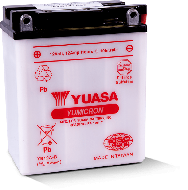 Yuasa YB12A-B Yumicron 12-Volt Battery