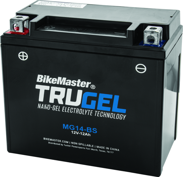 BikeMaster TruGel Battery - MG14-BS