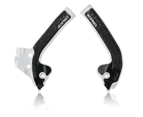 Acerbis X-Grip Frame Guards White/Black for KTM SX 85 (2018+), Husqvarna TC 85 & GasGas MC 85 (2021+)
