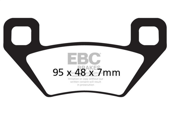 EBC 05-09 Arctic Cat ATV 250 2x4 Utility Front Left/Right R Series Sintered Brake Pads