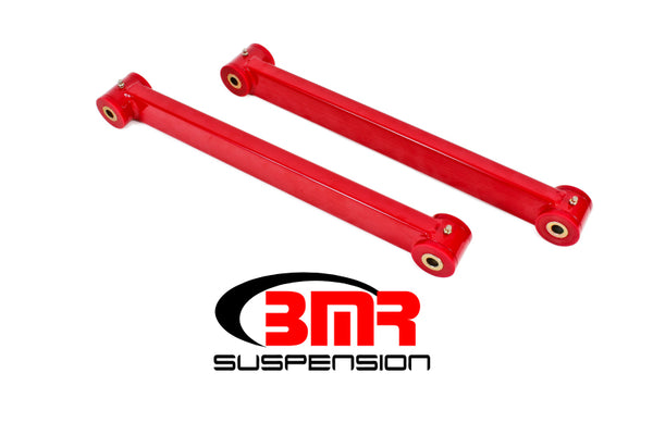 BMR Non-Adjustable Boxed Lower Control Arms for 05-14 S197 Mustang - Polyurethane, Red