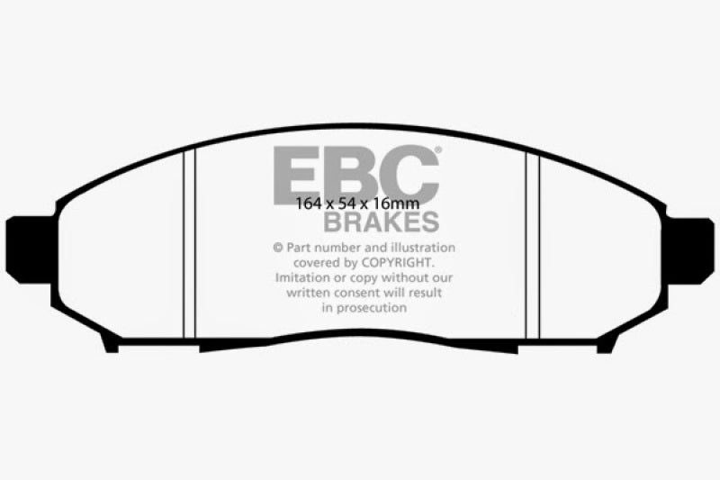 EBC 05+ Nissan Frontier 2.5 2WD Ultimax2 Front Brake Pads