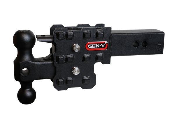 Gen-Y Phantom-X 2.5in Solid Shank 2.5in Drop 1.6K TW 16K Hitch w/GH-051 & GH-032 (No Flat Towing)