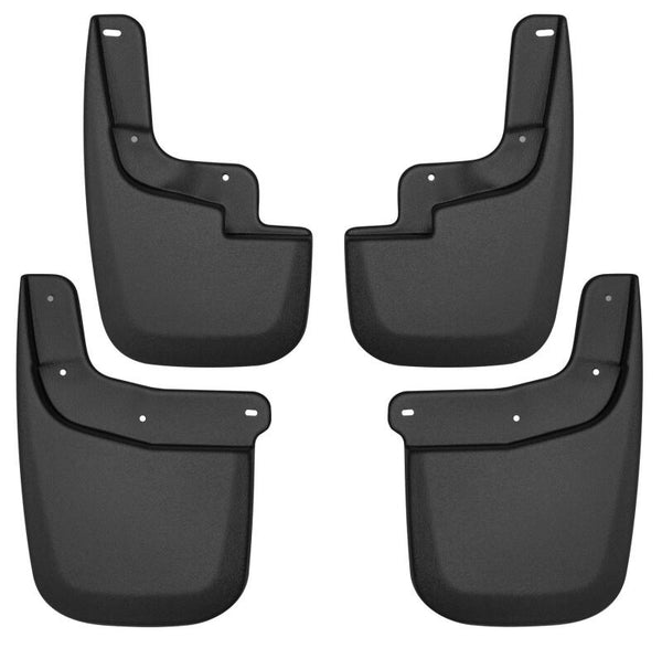 Husky Liners Mud Guards for 2015-2022 Chevy Colorado (Excl. ZR2) - Front and Rear, Black