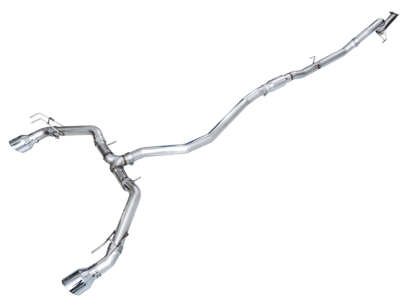 AWE Tuning 22+ Honda Civic Si/Acura Integra Track Edition Cat-Back Exhaust - Dual Chrome Silver Tips