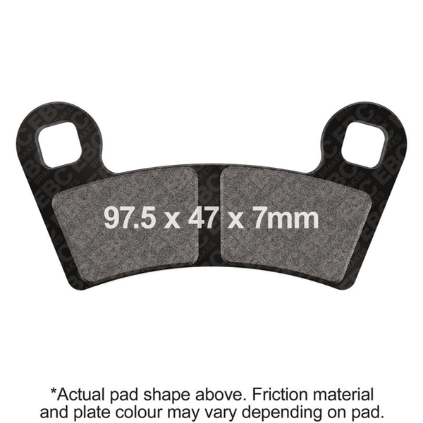 EBC 12-13 Polaris RZR 570 Front Left/Right SXR Brake Pads