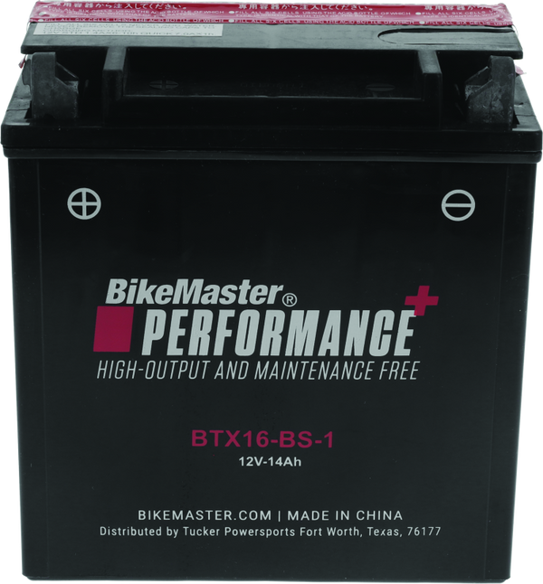 BikeMaster BTX16-BS-1 Sealed Spill-Proof Battery