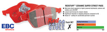 Load image into Gallery viewer, EBC 14-17 Fiat 500 Redstuff Ceramic Low Dust Front Brake Pads