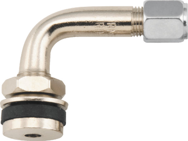 BikeMaster Chrome 90-Degree Valve Stem (Each)