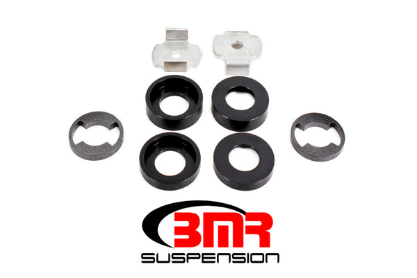 BMR 2015-2017 Mustang S550 Cradle Bushing Lockout Kit - Level 1 - Black