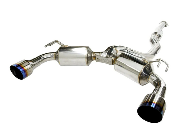 Invidia Cat-back Exhaust System for 2009+ Mitsubishi Evo X - Dual N1 Titanium Tips