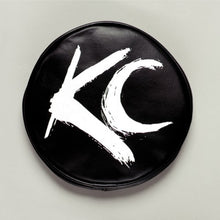 Load image into Gallery viewer, KC HiLiTES 6in. Round Soft Cover (Pair) - Black w/Yellow KC Logo