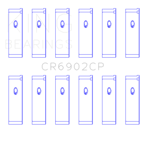 King Engine Bearings Nissan VQ35HR /VQ37VHR Connecting Rod Bearing Set