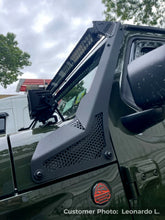 Load image into Gallery viewer, Go Rhino 18-20 Jeep Wrangler JL/JLU/Gladiator JT XE Windshield Light Bar Mount - 50in Single Row