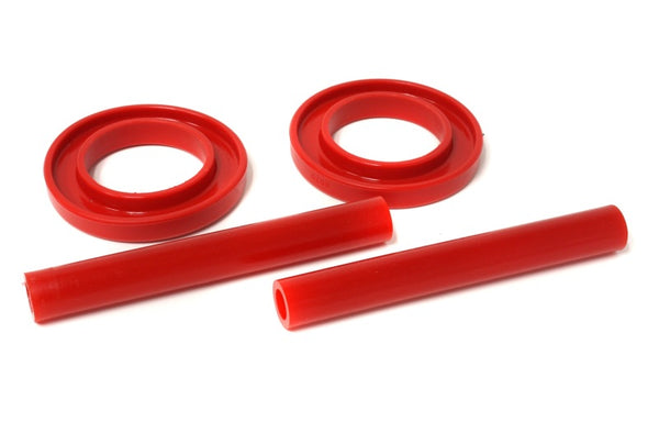 Energy Suspension Ford Mustang SVO Red Front Spring Isolator Set (1983-2004)