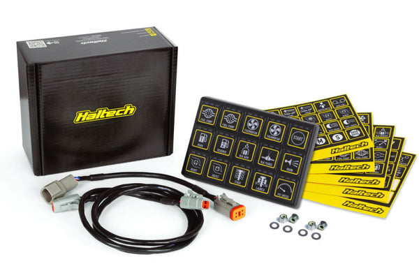 Haltech 15 Button CAN Keypad (3x5) - Programmer Accessory