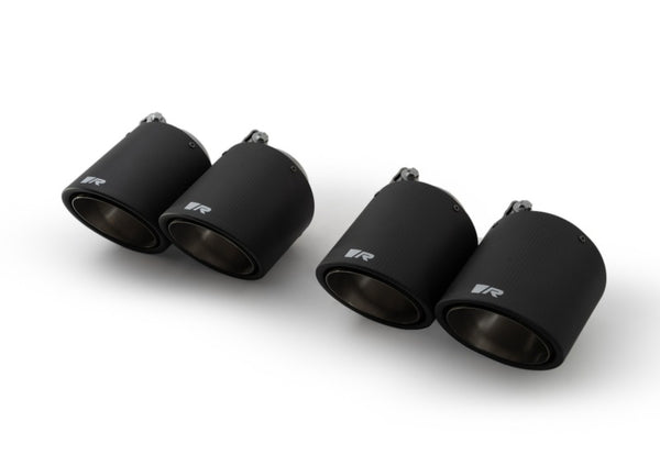 Remus Carbon 102mm Short Style Angled w/Titanium Internals Tail Pipe Set (Quad Tips)