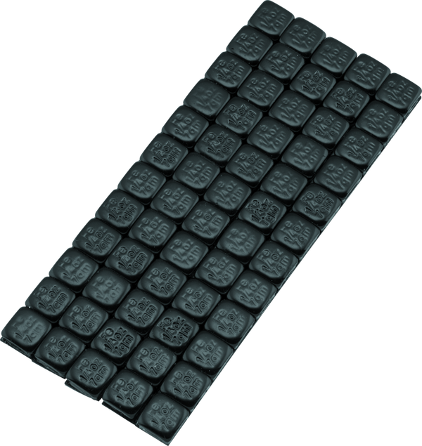 BikeMaster 1/4oz Black Square Adhesive Wheel Weights